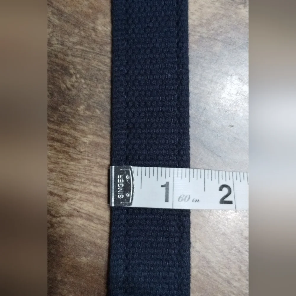 Vineyard Vines Blue and Pink  Belt with Gold Buckle Size (28)